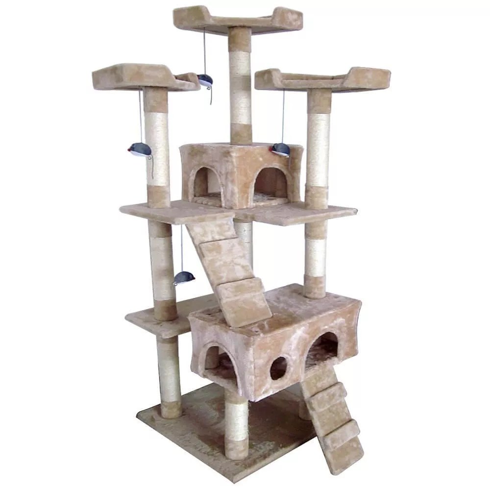 Katzen Kratzbaum mittelhoch von Leopet bei Amazon kaufen! (Foto:Amazon)